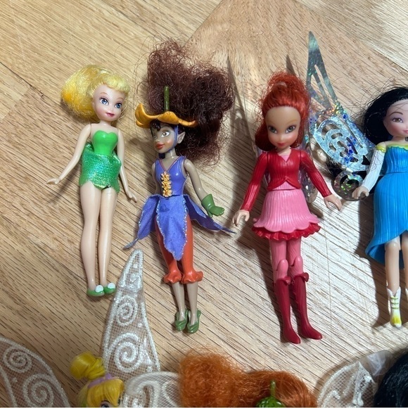 Disney Fairies Tinkerbell & Friends Pixie Hollow Bundle Lot Flutter Wings - Picture 2 of 6